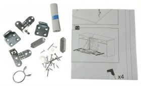 Mounting Parts - 1784430049 C00893413 Beko Fd82_87 Cm Dishwasher Door Assembly Kit [Arcelik]
