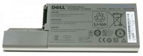 Dell Laptop Battery - Cf623 Xd736 Dell Battery 9 Cells 85wh Li-ion