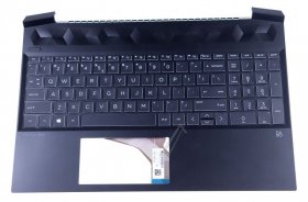 Hewlett Packard Notebook keyboards - L72598-b31 Hp Keyboard-top Cover For Use In Ghost White Models With A Backlit Keyboard