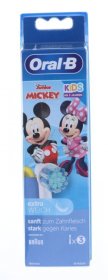 Braun Tooth Brush - Eb10-3 Kinder-austeckbursten 3 Stuck (unsortierte Motive - Cars-mickey-princess)