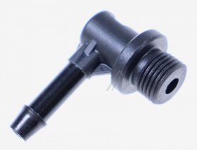 Saeco Connection Parts - 421944090251 Black 90Â Connector Pump Outle