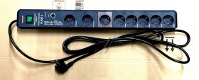 Brennenstuhl Overvoltage Protection Trailing Socket 8-way - Secure-tec 19.500a Überspannungsschutz-automatiksteckdosenleiste 8-fach Anthra