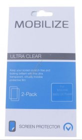 Mobilize Display Protective Film - 54066 Mobilize Clear 2-pack Display Protection Film Motorola Moto G8 Power
