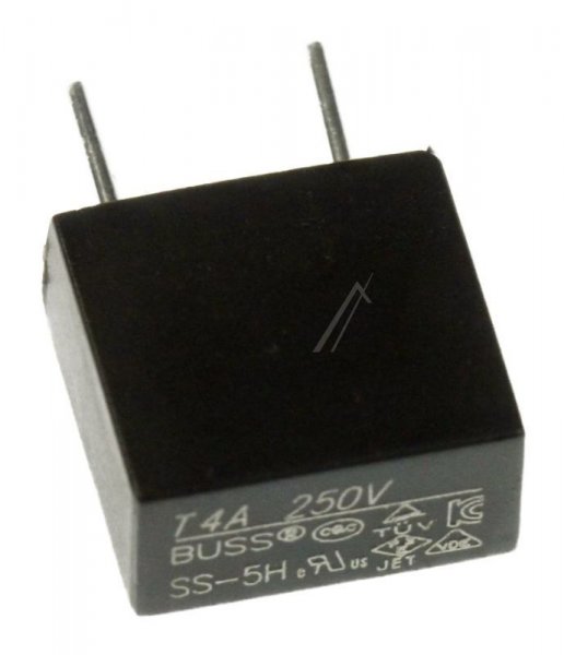 Glass Tube Fuse - 4,0a-t Radial Fuse, Rm=5,08mm