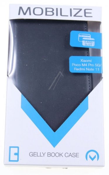 Mobilize Leather Bag Gsm - Suitable For Mobilize Classic Gelly Wallet Book Case Xiaomi Poco M4 Pro 5g-redmi Note 11 Black