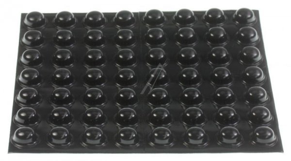 3m Rubber Foot - Ø=11,1x5,0mm Universal, Self-adhesive, Round, Black, Pcs=56