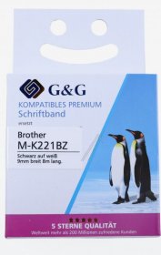 G&g Colour Cartridge - Ribbon Alternative For M-k221bz, Black On White G&g Colour Cartridge - Ribbon Alternative For M-k221bz, Black On White