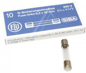 Glass Fuse Us 6.3x32mm Time La - 0,5a t Us Fuse 6,3x32 X10 -