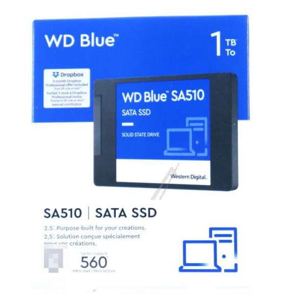 Western Digital Ssd 2,5” Hard Drive - Sa510 Wd Blue™ 1tb 2,5" Sata 3 Ssd hard Disk - WDS100T3B0A
