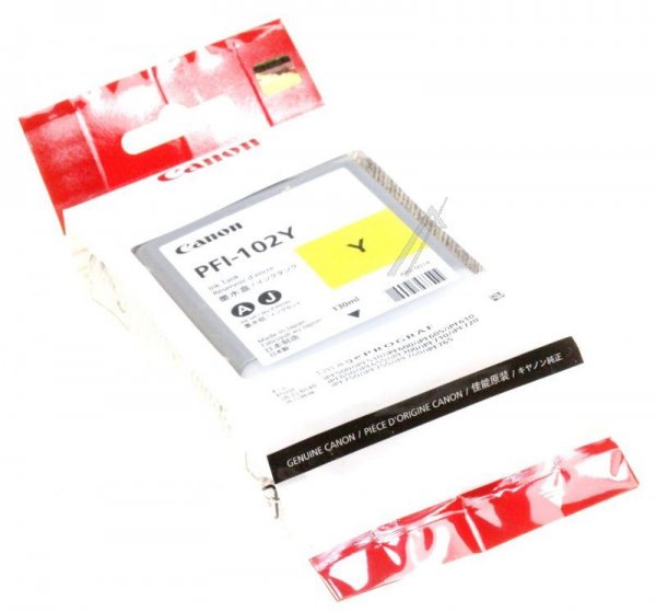 Canon Cartridge - Pfi-102 Y 0898b001 Ink Cartridge Yellow 130ml