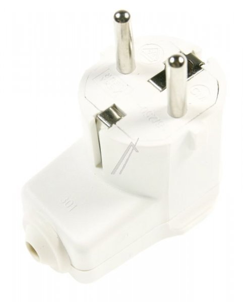 Bachmann Plug - -schutzkontakt-winkelstecker, Weiss