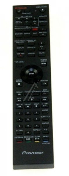 Pioneer Remote Control - Axd7702 06-r2968e-a004 Remote Control (axd7702)