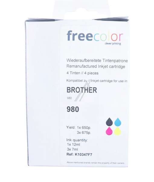 Freecolor Cartridge - K10347f7 Ink Cartridge Multipack Bk-c-m-y