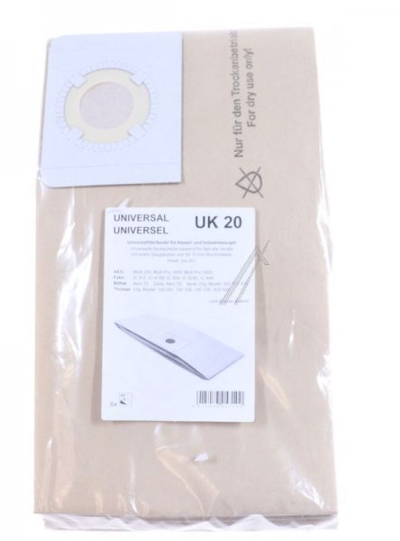 Filterclean Vacuum Cleaner Bags - Uk20 000901-gf Dust Bags X 6
