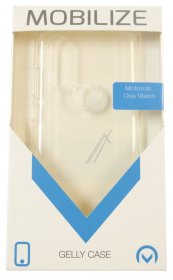 Mobilize Leather Bag Gsm - 25263 Mobilize Gelly Case Motorola One Vision Clear