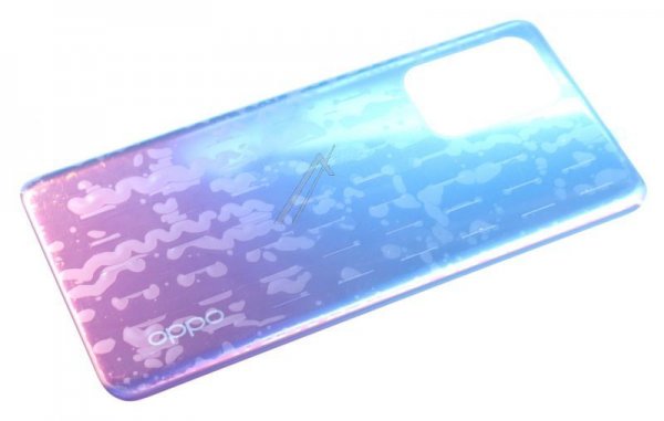Oppo Battery Compartment Lid - 3203236 Battery Cover Fa273 Blue Purple Gradient Plate With Padding + Screen Printing