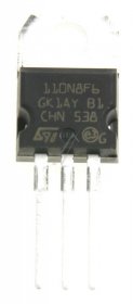 Stmicroelectronics Mos Fet Transistor - 110n8f6 N-kanal Mosfet, 80v 110a, To-220