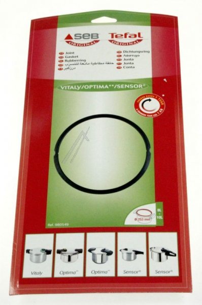 Pressure Cooker Seal - Sa-980549 980549 Seal optima-stainless Steel [Groupe SEB]
