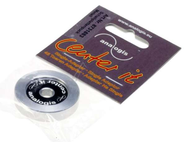 Analogis Pack For Pick up - Center It 45rpm Aluminum Puck-adaptor