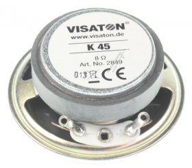 Visaton Miniature Speakers - 2849 Miniature Speaker, 4,5 Cm, 8 Ohm