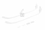 Compatible Fridge Door Handles - Handle White Bsh 369542 2unid
