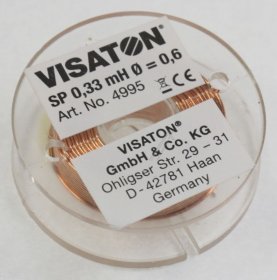 Visaton Coil - 0,33mh-0,6mm Coil Air Visaton Coil - 0,33mh-0,6mm Coil Air