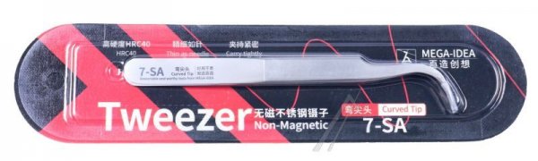 Qianli Forceps - Pinzette Gebogen - Nicht-magnetisch, Edelstahl