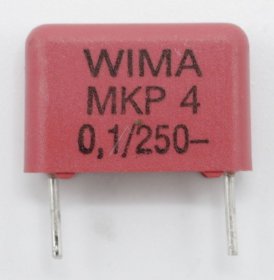 Wima Pulse Capacitors - 0,1uf-250v Mkp4-kondensator Rm=10mm -rohs-konform-