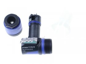 Neutrik Socket, Jack - Powercon Blue Latching Cable Socket, Screw Terminals. For Power Cables With A Diameter Of 6-12mm