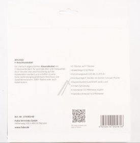 Fuba Sat Connecting Cable - Afs 050 F-anschlusskabel 0,50m