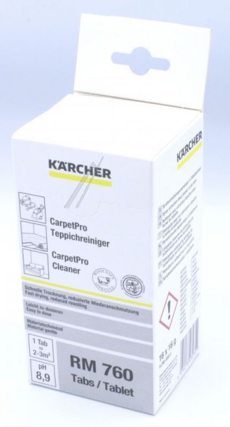 Karcher Workshop Service Aids - Rm760 6 295-850 0 Carpet Cleaner Tabs 1x16pcs