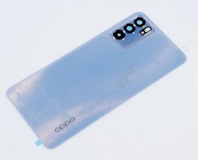 Oppo Battery Compartment Lid - 4907799 Back Cover Oppo Reno6 5g Arctic Blue