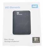 Western Digital Usb 2,5" Hard Discs - Wd Elements Wdbu6y0020bbk-wesn 2tb -usb3 0 Hdd