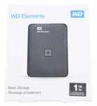 Usb 2,5" Hard Discs - Wd Elements Wdbuzg0010bbk-wesn Portable Hdd 1tb -usb3 0