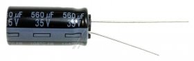 Panasonic 35v Radial Electrolytic 105 De - 560uf-35v Elko Radial Pan Capacitor 105° 10x20mm