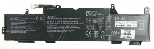 Hewlett Packard Laptop Battery - Ss03xl 933321-855 Battery 3c 50wh 4 33ah