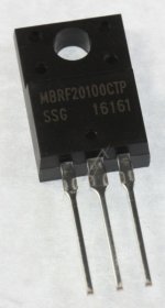 Multicomp Diode - 100v-2x10a Mbrf20100ct Schottky Diode Double Cc To-220fp Multicomp Diode - 100v-2x10a Mbrf20100ct Schottky Diode Double Cc To-220fp