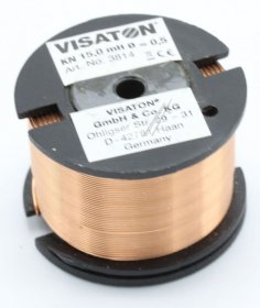 Visaton Coil - 15mh 3814 Coil W- Ferrite Core, 0,5mm Wire Visaton Coil - 15mh 3814 Coil W- Ferrite Core, 0,5mm Wire