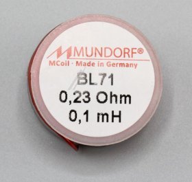 Mundorf Coil - 0,1mh-0,23r Mcoil Air-coil, Baked Varnish, 0,71mm-wire, 25x10mm