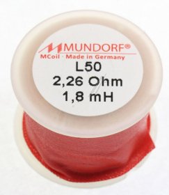 Mundorf Coil - 1,8mh-2,26r Mcoil Air-coil, Ofc-copper, 0,5mm-wire, 30x20mm