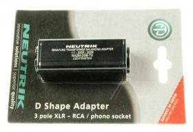 Neutrik Audio/video-connector - Miniatur Transformator Symmetrie Adapter, 3-poliger Xlr Stec
