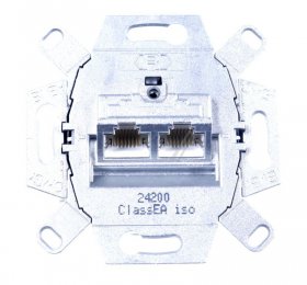 Rutenbeck Network Box - Netzwerkdose Class Ea, 2-fach, Unterputz