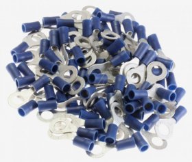 Ring Cable Socket - M6 Ringkontakt 100st Blau