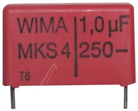Wima Mks4 Pulse Capacitor - 1,0uf-250v Mks4 Impluse Capacitor Rm=22,5mm -rohs- Wima Mks4 Pulse Capacitor - 1,0uf-250v Mks4 Impluse Capacitor Rm=22,5mm -rohs-