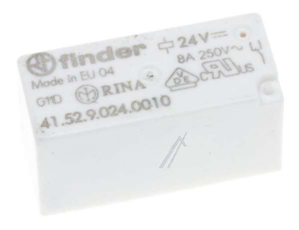 Finder Pcb Relay To 24v - 24vdc 8a-250vac 41 52 9 024 0010 Relay 2 Pole Co