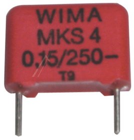 Wima Mks4 Pulse Capacitor - 0 15uf-250v Mks4f031503c00kssd Mks4-capacitor Rm=10mm Wima Mks4 Pulse Capacitor - 0 15uf-250v Mks4f031503c00kssd Mks4-capacitor Rm=10mm