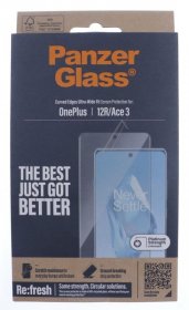 Panzerglass Display Protective Plastic Film - Panzerglass Screen Protector Oneplus 12r | Ace 3 | Ultra-wide Fit