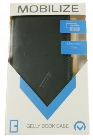 Mobilize Leather Bag Gsm - 28117 Mobilize Classic Gelly Wallet Book Case Motorola Moto G82 5g Schwarz