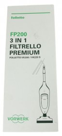 Vorwerk Vacuum Cleaner Bags - Fp200 Dustbags Vk200 - 51377