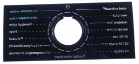 Hisense Gorenje Program Washer Disc - 905292 Front Panel Cover E Ps-22 Pl-ns-wf Sig